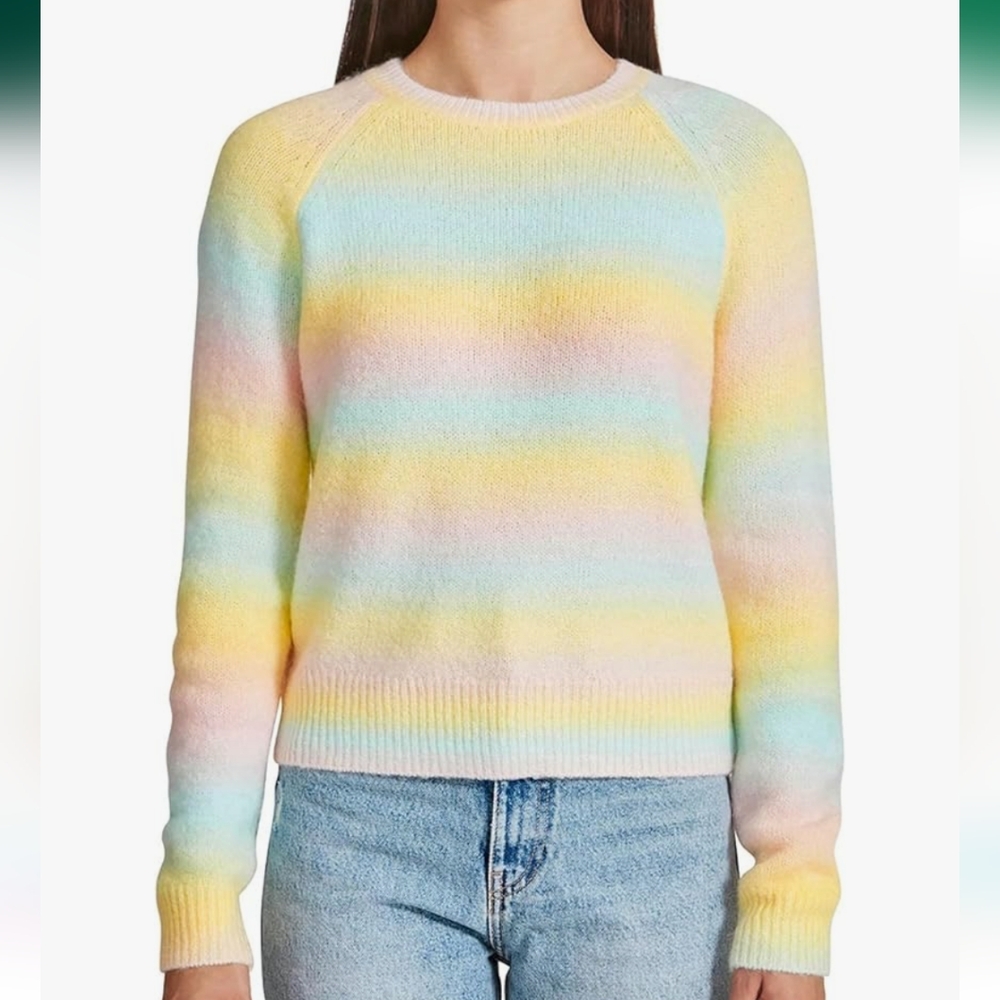 BB DAKOTA Steve Madden Ombre Sweater Women's XL Multicolor Artsy Retro 90s Y2K